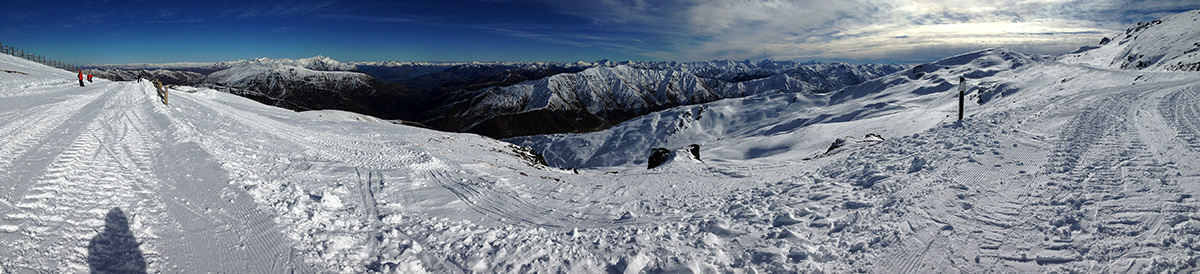 Backcountry as seen from the edge of Cardrona