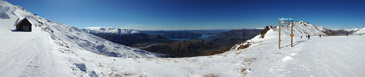 Lake Wanaka as seen from Treble Cone